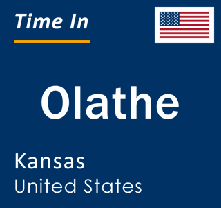 Current time in Olathe, Kansas, United States