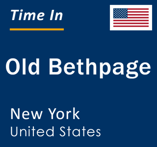 Current local time in Old Bethpage, New York, United States