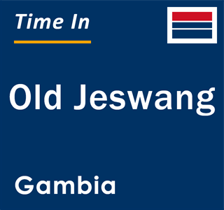 Current local time in Old Jeswang, Gambia