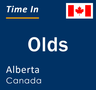 Current local time in Olds, Alberta, Canada