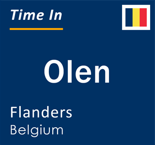 Current local time in Olen, Flanders, Belgium