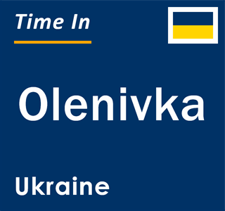 Current local time in Olenivka, Ukraine