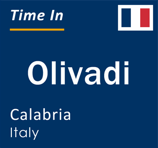 Current local time in Olivadi, Calabria, Italy