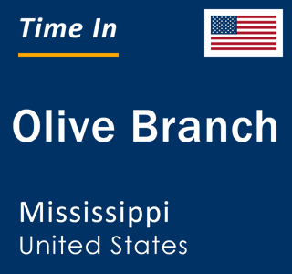Current local time in Olive Branch, Mississippi, United States