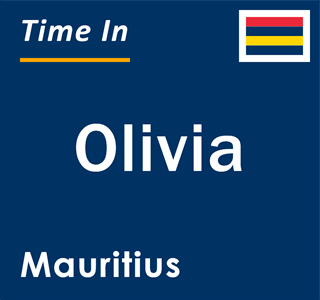 Current local time in Olivia, Mauritius