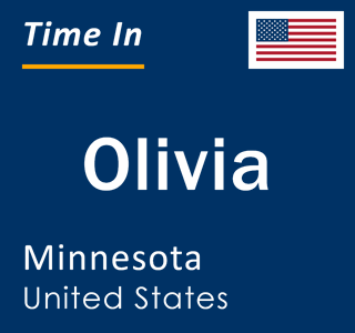 Current local time in Olivia, Minnesota, United States