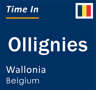 Current local time in Ollignies, Wallonia, Belgium