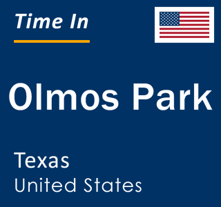 Current local time in Olmos Park, Texas, United States