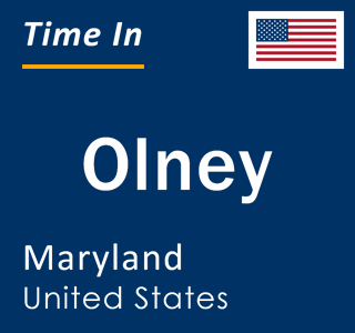 Current local time in Olney, Maryland, United States