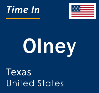 Current local time in Olney, Texas, United States