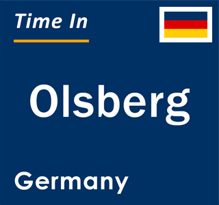 Current local time in Olsberg, Germany