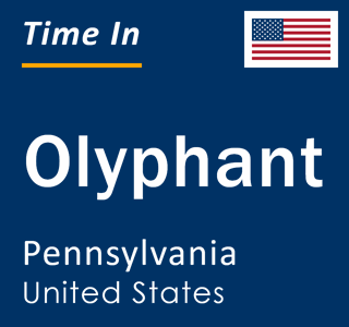 Current local time in Olyphant, Pennsylvania, United States