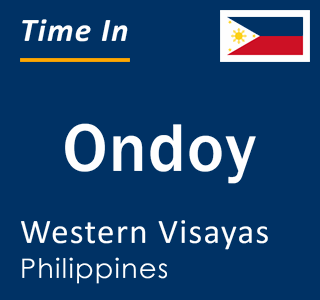 Current local time in Ondoy, Western Visayas, Philippines