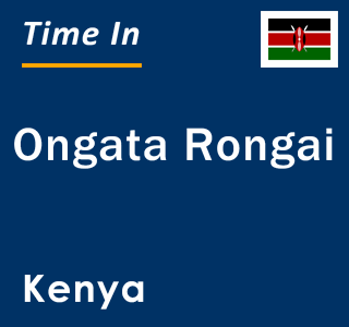 Current local time in Ongata Rongai, Kenya