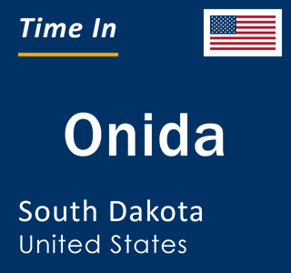 Current local time in Onida, South Dakota, United States