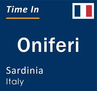 Current local time in Oniferi, Sardinia, Italy