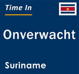 Current local time in Onverwacht, Suriname
