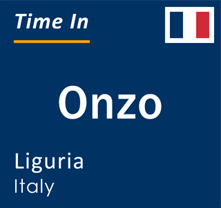 Current local time in Onzo, Liguria, Italy