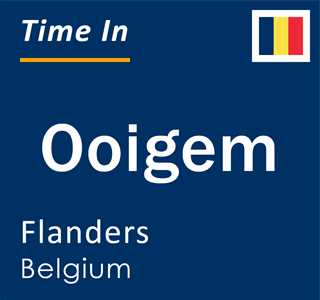 Current local time in Ooigem, Flanders, Belgium