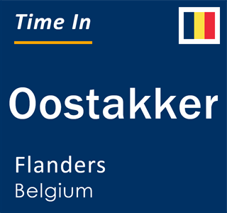 Current local time in Oostakker, Flanders, Belgium