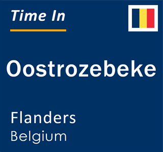 Current local time in Oostrozebeke, Flanders, Belgium