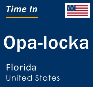 Current local time in Opa-locka, Florida, United States