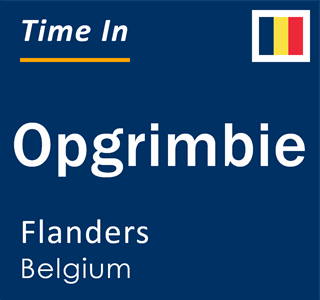 Current local time in Opgrimbie, Flanders, Belgium