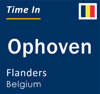 Current local time in Ophoven, Flanders, Belgium