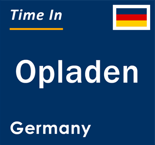 Current local time in Opladen, Germany