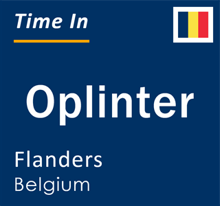 Current local time in Oplinter, Flanders, Belgium