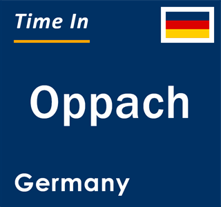 Current local time in Oppach, Germany