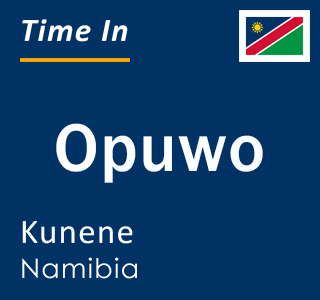 Current local time in Opuwo, Kunene, Namibia