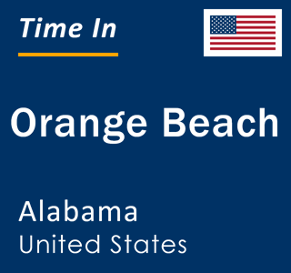 Current local time in Orange Beach, Alabama, United States