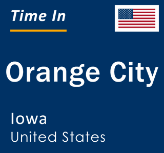 Current local time in Orange City, Iowa, United States