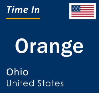 Current local time in Orange, Ohio, United States