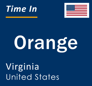 Current local time in Orange, Virginia, United States