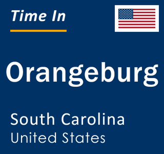 Current local time in Orangeburg, South Carolina, United States