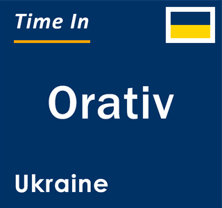 Current local time in Orativ, Ukraine