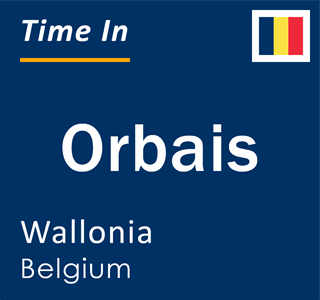 Current local time in Orbais, Wallonia, Belgium