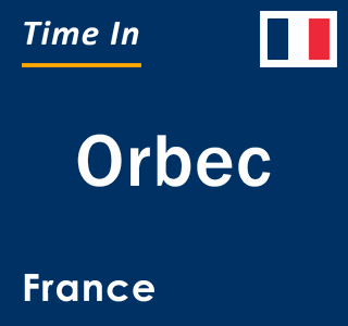 Current local time in Orbec, France