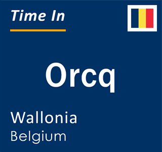 Current local time in Orcq, Wallonia, Belgium