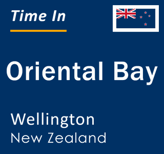 Current local time in Oriental Bay, Wellington, New Zealand