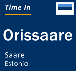 Current local time in Orissaare, Saare, Estonia