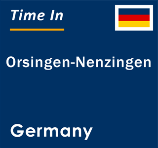 Current local time in Orsingen-Nenzingen, Germany