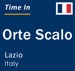 Current local time in Orte Scalo, Lazio, Italy