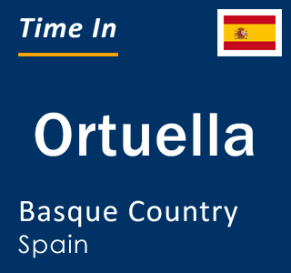 Current local time in Ortuella, Basque Country, Spain