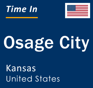 Current local time in Osage City, Kansas, United States