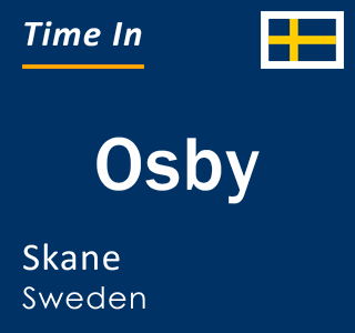 Current local time in Osby, Skane, Sweden