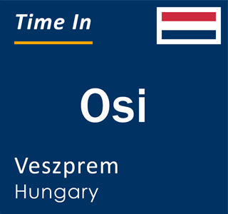 Current local time in Osi, Veszprem, Hungary