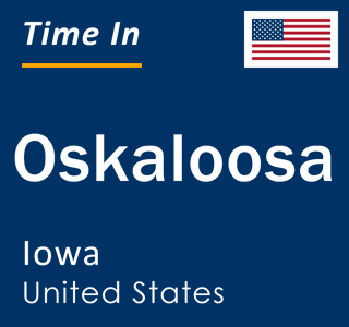 Current local time in Oskaloosa, Iowa, United States